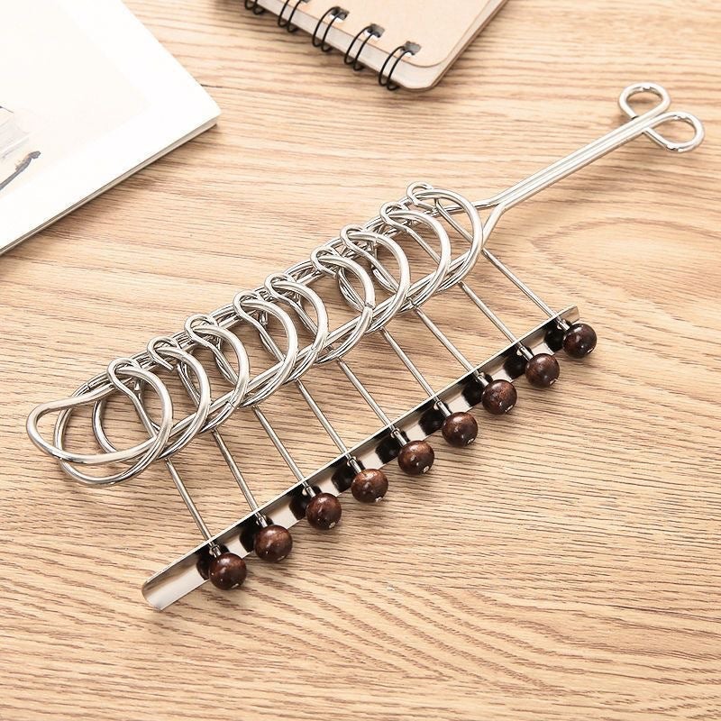 Disentangling Iron Ring Puzzle Lock Kongming Lock For Children And Students, Adult Toy For Development, Detachable And Stress-Relieving - Image 1